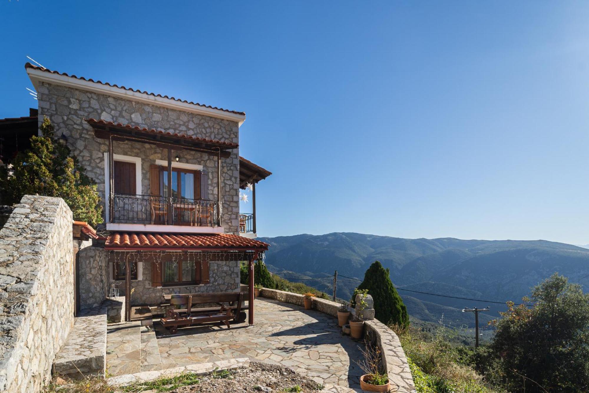 Rock Dandy Deluxe Chalet In Arachova - Delphi, Sauna, Prv Parking, Amazing View Villa Exterior foto