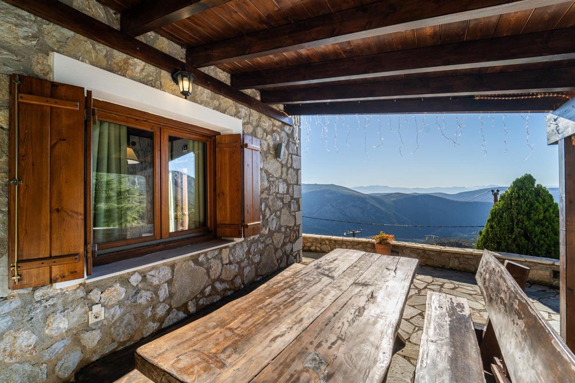 Rock Dandy Deluxe Chalet In Arachova - Delphi, Sauna, Prv Parking, Amazing View Villa Exterior foto